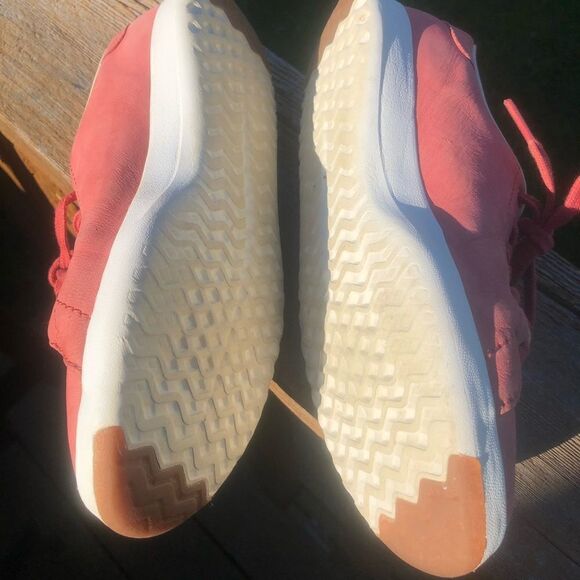 Cole Han pink salmon grand pro os women’s suede leather lace up sneaker size 6 - Picture 2 of 9